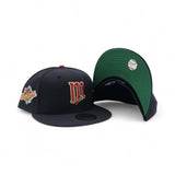 Black Minnesota Twins Green Bottom 1987 World Series Side Patch New Era 59Fifty Fitted