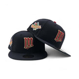 Black Minnesota Twins Green Bottom 1987 World Series Side Patch New Era 59Fifty Fitted