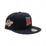 Black Minnesota Twins Green Bottom 1987 World Series Side Patch New Era 59Fifty Fitted