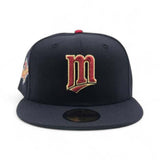 Black Minnesota Twins Green Bottom 1987 World Series Side Patch New Era 59Fifty Fitted