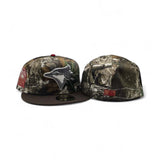 Real Tree Toronto Blue Jays Brown Visor Gray Bottom 1991 All Star Game Side Patch Halloween Pack New Era 59Fifty Fitted