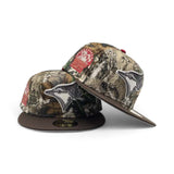 Real Tree Toronto Blue Jays Brown Visor Gray Bottom 1991 All Star Game Side Patch Halloween Pack New Era 59Fifty Fitted