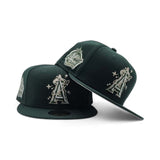 Dark Green Los Angeles Angels Space logo Gray Bottom 40th Season Side Patch New Era 59Fifty Fitted