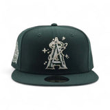 Dark Green Los Angeles Angels Space logo Gray Bottom 40th Season Side Patch New Era 59Fifty Fitted