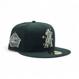 Dark Green Los Angeles Angels Space logo Gray Bottom 40th Season Side Patch New Era 59Fifty Fitted