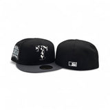 Black cow Print Texas Rangers Logo Dark Gray Visor Gray Bottom Final Season Side Patch New Era 59Fifty Fitted