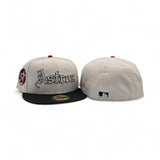 Stone Houston Astros Black Visor Gray Bottom 35 Great Years Side Patch New Era 59Fifty Fitted