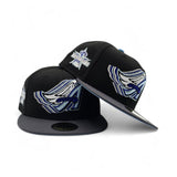 Black Los Angeles Angels Dark Gray Visor Icy Blue Bottom 2010 All Star Game Side Patch New Era 59Fifty Fitted
