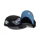 Black Los Angeles Angels Dark Gray Visor Icy Blue Bottom 2010 All Star Game Side Patch New Era 59Fifty Fitted