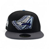 Black Los Angeles Angels Dark Gray Visor Icy Blue Bottom 2010 All Star Game Side Patch New Era 59Fifty Fitted