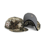 Real Tree Houston Astros Gray Bottom 20th Anniversary Side Patch New Era Fitted