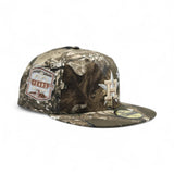 Real Tree Houston Astros Gray Bottom 20th Anniversary Side Patch New Era Fitted