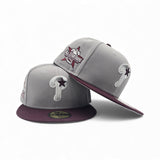 Gray Philadelphia Phillies Maroon Visor Gray Bottom 2026 All Star Game Side Patch New Era 59Fifty Fitted