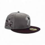 Gray Philadelphia Phillies Maroon Visor Gray Bottom 2026 All Star Game Side Patch New Era 59Fifty Fitted