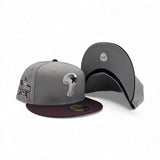 Gray Philadelphia Phillies Maroon Visor Gray Bottom 2026 All Star Game Side Patch New Era 59Fifty Fitted