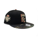 Black Kansas City Royals Camo Visor Gray Bottom 2012 All Star Game Side Patch New Era 9fifty Snapback