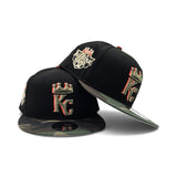 Black Kansas City Royals Camo Visor Gray Bottom 2012 All Star Game Side Patch New Era 9fifty Snapback