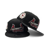 Black St. Louis Cardinals Gray Bottom 1931 World Series Side Patch New Era 9Fifty Snapback