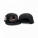 Black St. Louis Cardinals Gray Bottom 1931 World Series Side Patch New Era 9Fifty Snapback