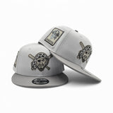 White Pittsburgh Pirates Gray Visor Gray Bottom Pirates Side Patch New Era 9Fifty Snapback