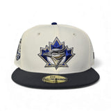 Off White Toronto Blue Jays Dark Gray Visor Green Bottom 30th Anniversary Side Patch New Era 59Fifty Fitted