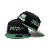 Black Philadelphia Eagles Green Visor Gray Bottom New Era Hawaii 1990 Pro Bowl Side Patch 59FIFTY Fitted