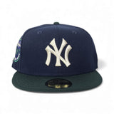 Oceanside Blue Blue New York Yankees Dark Green Visor Gray Bottom 1952 World Series Side Patch New Era 59Fifty Fitted