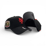 Black New York Mets Curved Brim Gray Bottom 1969 World Series Side Patch New Era 9Forty Snapback