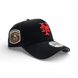 Black New York Mets Curved Brim Gray Bottom 1969 World Series Side Patch New Era 9Forty Snapback