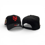 Black New York Mets Curved Brim Gray Bottom 1969 World Series Side Patch New Era 9Forty Snapback
