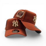 Rust Orange New York Yankees Curved Brim Gray Bottom 2000 Subway Series Side Patch New Era 9Forty Snapback