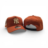 Rust Orange New York Yankees Curved Brim Gray Bottom 2000 Subway Series Side Patch New Era 9Forty Snapback