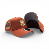 Rust Orange New York Yankees Curved Brim Gray Bottom 2000 Subway Series Side Patch New Era 9Forty Snapback