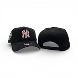 Black New York Yankees Curved Brim Pink Bottom 1999 World Series Side Patch New Era 9Forty Snapback