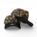 Real Tree Los Angeles Angels Curved Black Brim Gray Bottom 40th Season Side Patch New Era A-Frame 9Forty Snapback