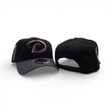 Black Arizona Diamondbacks Dark Gray Curved Brim Gray Bottom 1998 Inaugural Side Patch New Era 9Forty Snapback