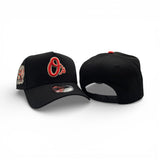 Black Baltimore Orioles Curved Brim Gray Bottom 50th Anniversary Side Patch New Era 9Forty Snapback