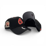 Black Baltimore Orioles Curved Brim Gray Bottom 50th Anniversary Side Patch New Era 9Forty Snapback