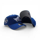 Royal Blue Los Angeles Angels Curved Brim Gray Bottom 40th Season New Era A-Frame 9Forty Snapback