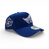Royal Blue Los Angeles Angels Curved Brim Gray Bottom 40th Season New Era A-Frame 9Forty Snapback