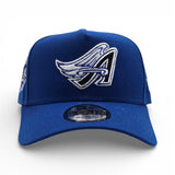 Royal Blue Los Angeles Angels Curved Brim Gray Bottom 40th Season New Era A-Frame 9Forty Snapback