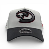 White Arizona Diamondbacks Dark Gray Curved Brim Gray Bottom 1998 Inaugural Side Patch New Era 9Forty Snapback