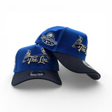 Royal Blue St. Louis Cardinals Curved Navy Blue Brim Gray Bottom 2009 World Series Side Patch New Era A-Frame 9Forty Snapback