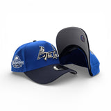 Royal Blue St. Louis Cardinals Curved Navy Blue Brim Gray Bottom 2009 World Series Side Patch New Era A-Frame 9Forty Snapback