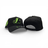 Black Erin Green Montreal Expos Curved Brim Gray Bottom 1982 All Star Game Side Patch New Era 9Forty Snapback