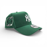 Kelly Green New York Yankees Curved Brim Gray Bottom 2000 Subway Series Side Patch New Era 9Forty Snapback