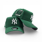 Kelly Green New York Yankees Curved Brim Gray Bottom 2000 Subway Series Side Patch New Era 9Forty Snapback
