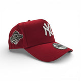 Red New York Yankees Curved Brim Gray Bottom 1996 World Series Side Patch New Era 9Forty Snapback