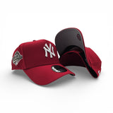 Red New York Yankees Curved Brim Gray Bottom 1996 World Series Side Patch New Era 9Forty Snapback