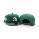 Kelly Green New York Yankees Gray Bottom 1999 World Series Side Patch New Era 9Fifty Snapback Hat